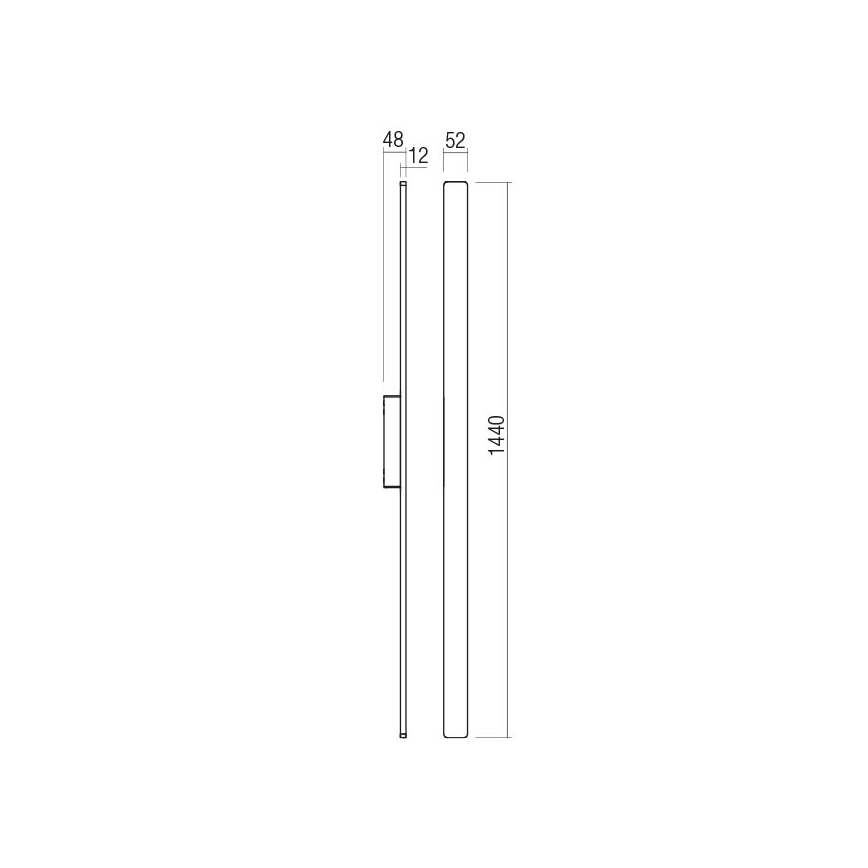 Redo 90432 - Applique murale extérieure REFLEXA LED/24W/230V 3000K IP54 blanc