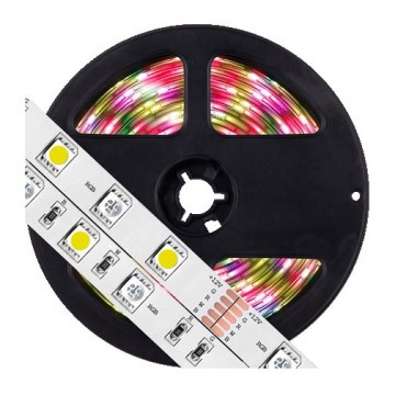 Ruban dimmable LED RGB 5m LED/19W/12V IP65
