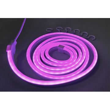 Ruban flexible NEON LED/5V USB 1,8 m violet