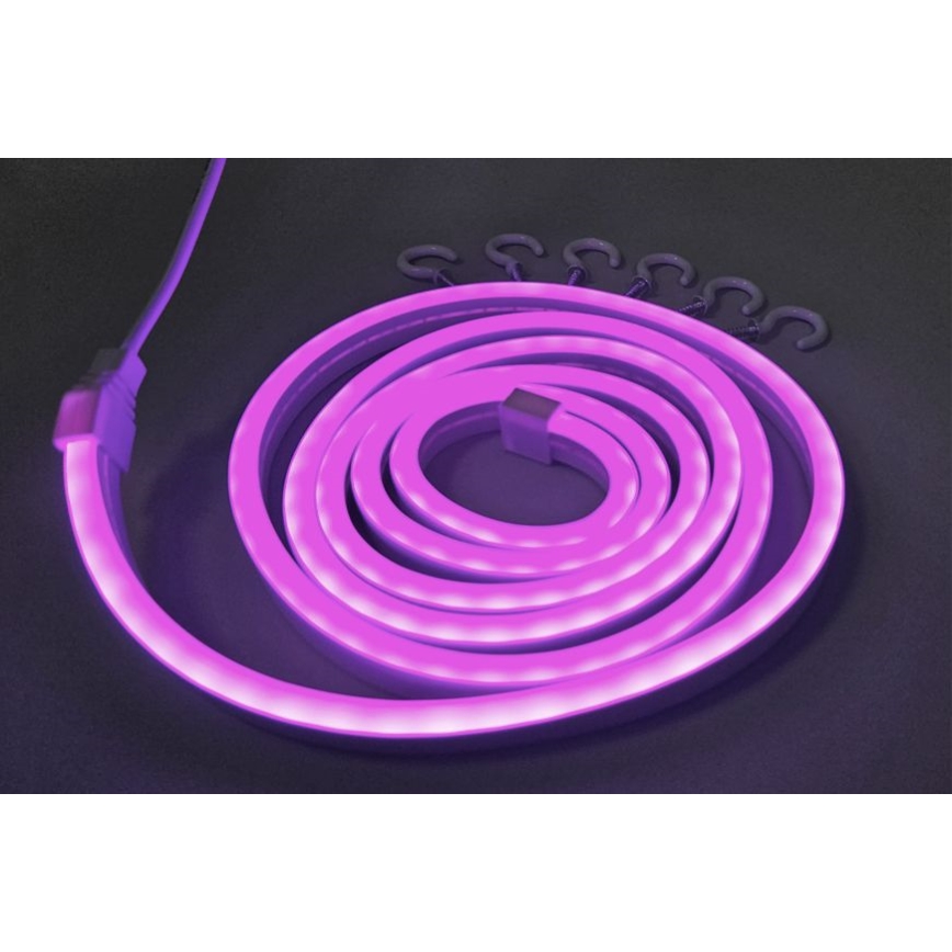 Ruban flexible NEON LED/5V USB 1,8 m violet