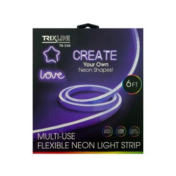 Ruban flexible NEON LED/5V USB 1,8 m violet