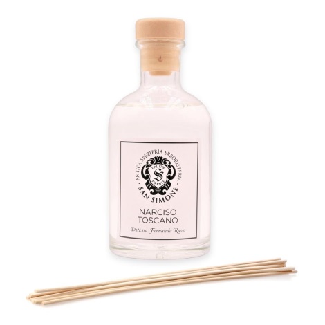 San Simone - Diffuseur de parfum avec bâtonnets NARCISO TOSCANO 250 ml