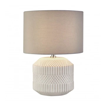 Searchlight - Lampe de table 1xE14/10W/230V blanc