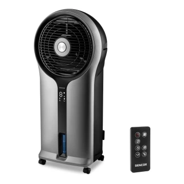 Sencor - Climatiseur portable 3en1 110W/230V argent/noir + télécommande