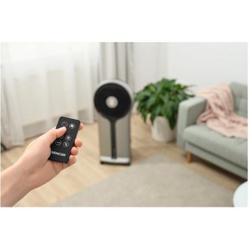 Sencor - Rafraîchisseur d'air portable 3en1 110W/230V argent/noir + télécommande