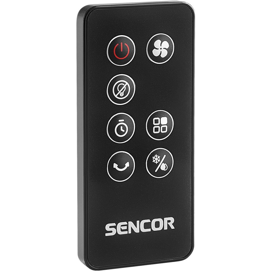 Sencor - Rafraîchisseur d'air portable 3en1 110W/230V argent/noir + télécommande