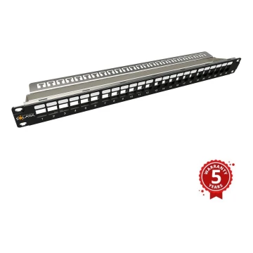 Solarix 24000100 - Panneau de brassage modulaire 19" 24 ports 1U