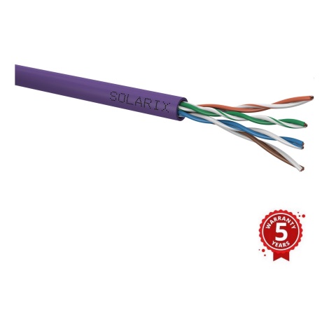 Solarix - Câble de branchement CAT5E UTP LSOH Dca-s1,d2,a1 305m
