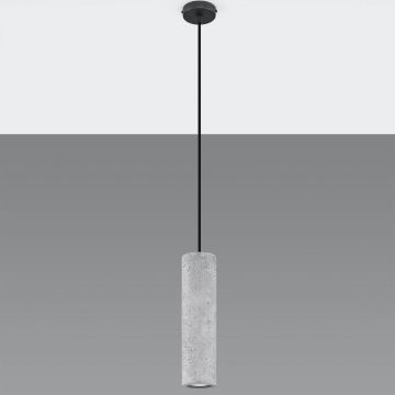 Suspension filaire LUVO 1xGU10/40W/230V béton/noir