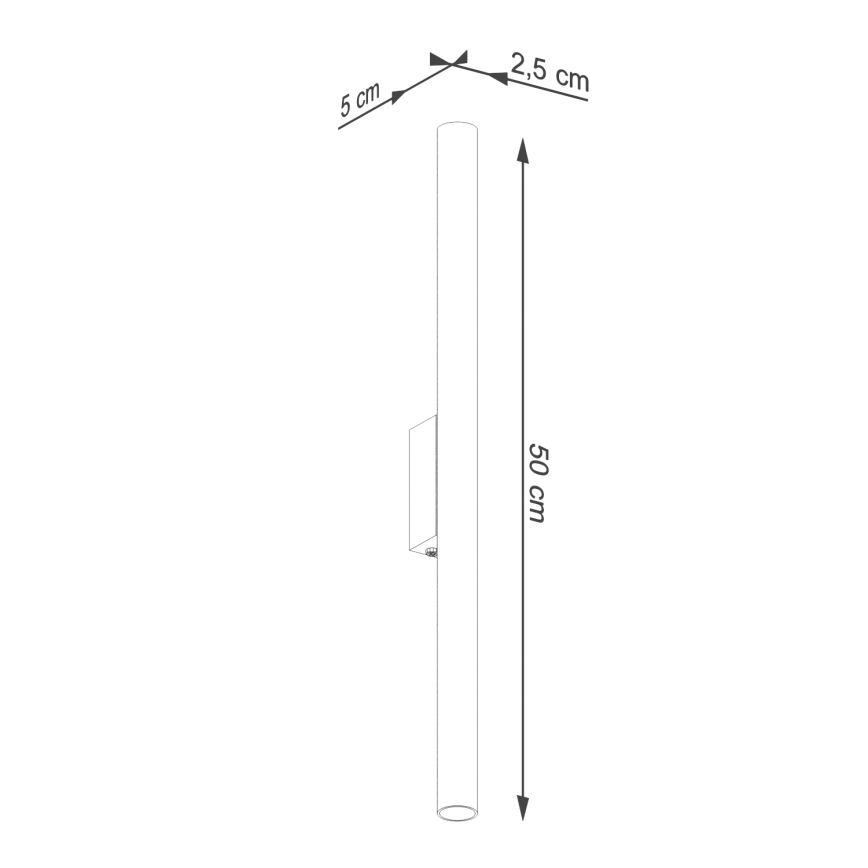 Applique murale PASTELO 2xG9/8W/230V blanc