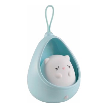 Spot de balisage pour enfants avec détecteur KITTY LED/0,5W/5V USB 1200 mAh bleu