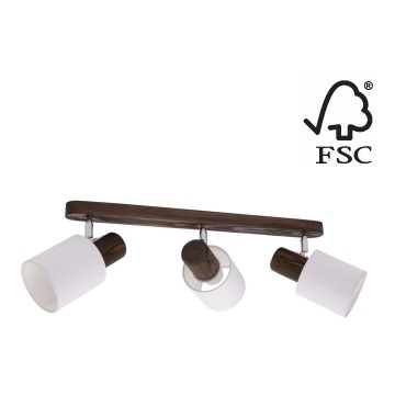 Spot de plafond TRENDY 3xE27/15W/230V pin - certifié FSC