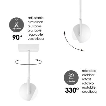 Spot LED à intensité variable NOP 1xGU10/5,8W/230V blanc