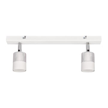 Spot LED TUBSSON 2xGU10/4,8W/230V blanc/chrome brillant