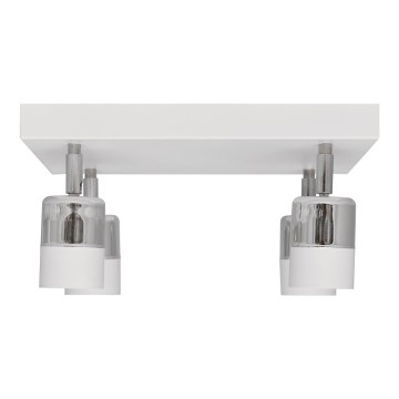 Spot LED TUBSSON 4xGU10/4,8W/230V blanc/chrome brillant