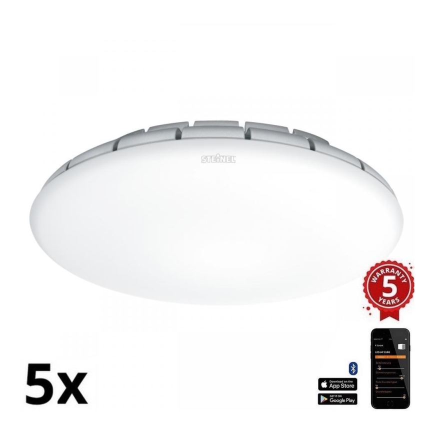 Steinel 079710 - LOT 5x Plafonnier LED avec détecteur RS PRO S30 SC LED/25,7W/230V 4000K