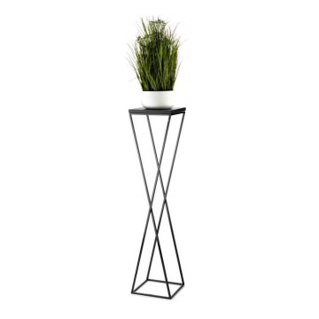 Support pot de fleur LOFT 100x24 cm noir