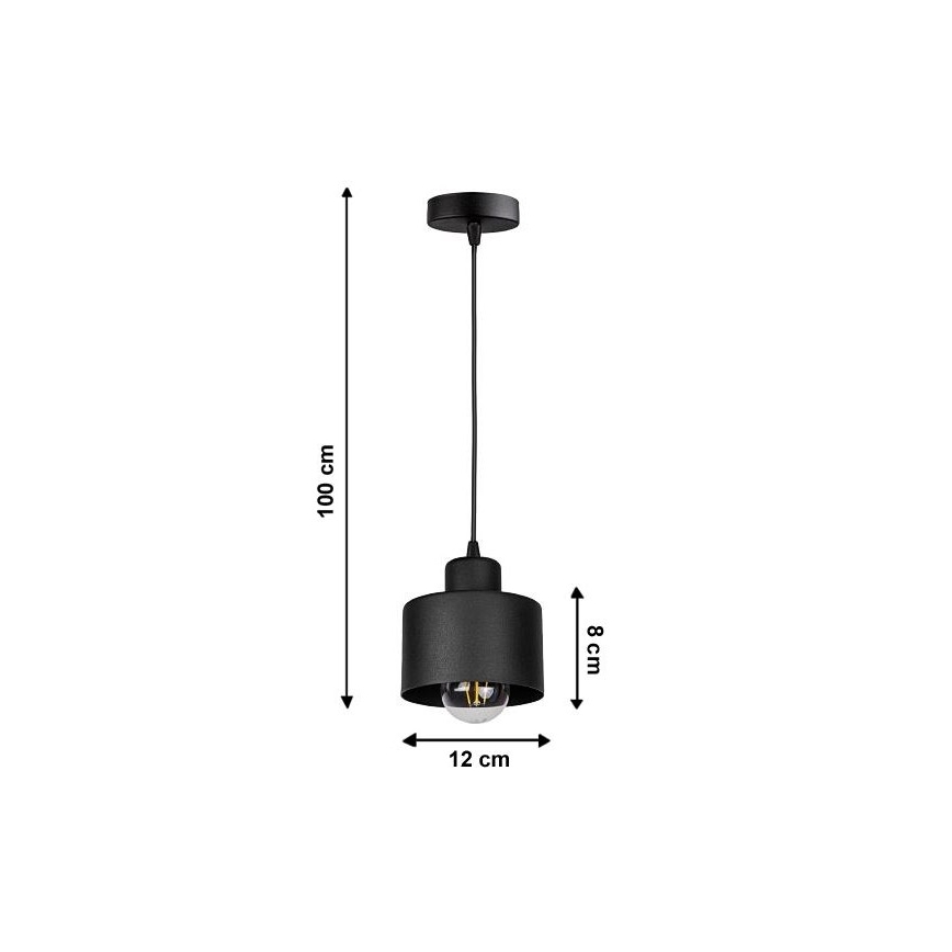 Suspension avec fil BODO 1xE27/60W/230V