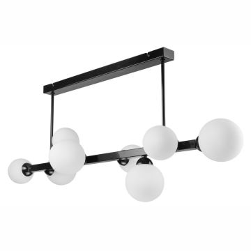 Suspension barre ASTRO 8xG9/5W/230V noire