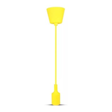 Suspension filaire 1xE27/60W/230V jaune