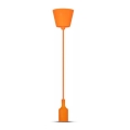 Suspension filaire 1xE27/60W/230V orange