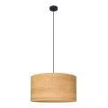 Suspension filaire ALBA 1xE27/60W/230V diam. 45 cm marron/noir