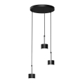 Suspension filaire ARENA 3xGX53/11W/230V noir/chrome