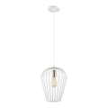 Suspension filaire BLANCHE 1xE27/11W/230V blanc