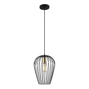 Suspension filaire BLANCHE 1xE27/11W/230V noir