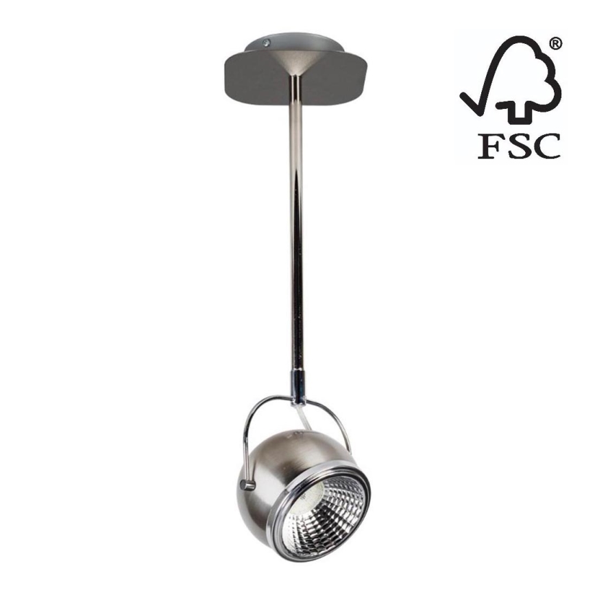 Suspension filaire LED BALL 1xGU10/5W/230V - certifié FSC