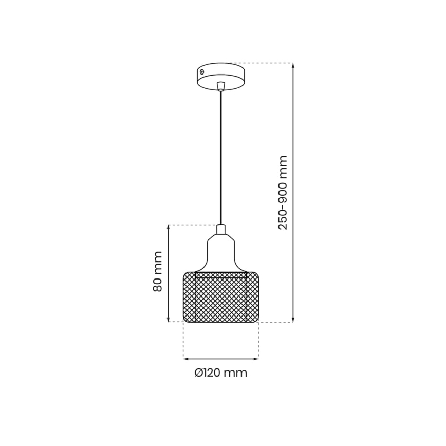 Suspension filaire LUMI 1xG9/8W/230V