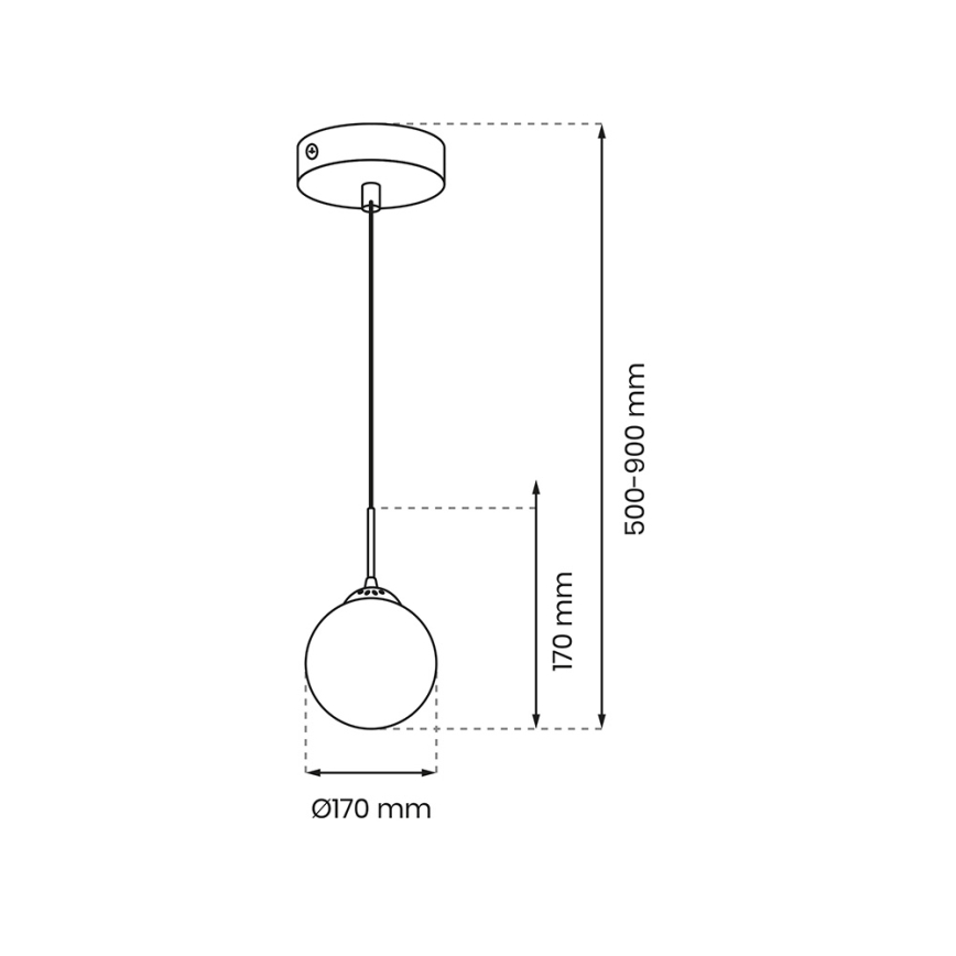 Suspension filaire REFLEX 1xE14/40W/230V d. 17 cm