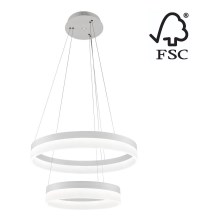 Suspension filaire RING LED/40W/230V + LED/28W - certifié FSC