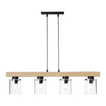 Suspension filaire RUSTIC RADIANCE 4xE27/60W/230V
