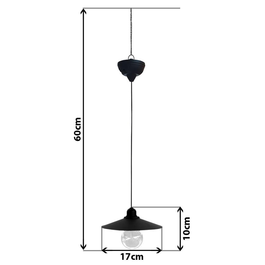 Suspension filaire solaire LED DINA 1,2V IP44