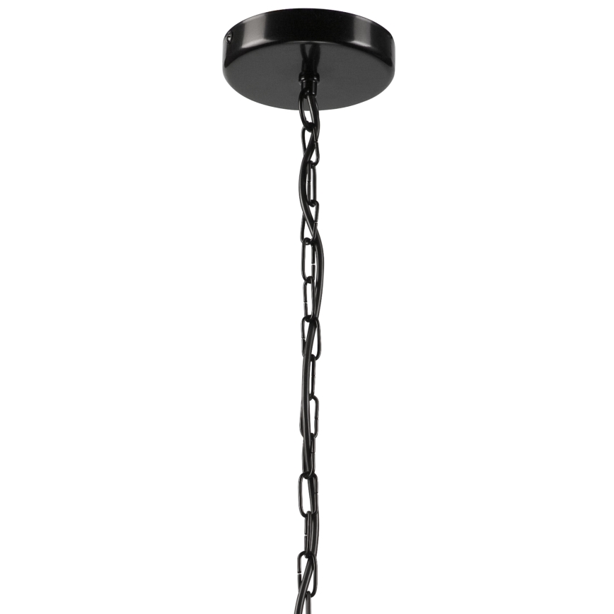 Suspension sur chaîne GINA 3xE27/60W/230V noir