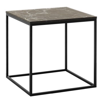Table basse 52x50 cm noir