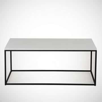 Table basse COSCO 43x95 cm blanc