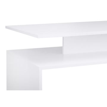 Table basse DELCHI 45x90 cm blanc