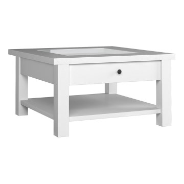 Table basse MARIME 54x93 cm blanc