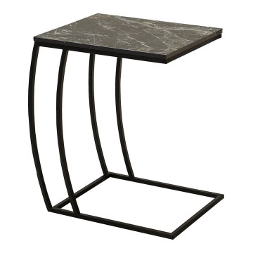 Table d'appoint 65x35 cm noir