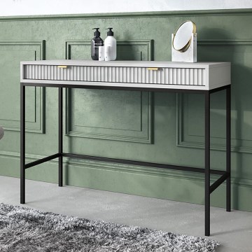 Table d'appoint NOVA 77x104 cm gris/noir