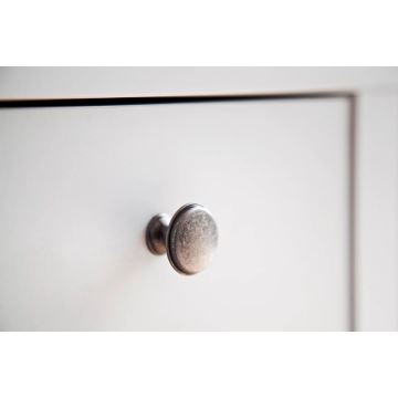 Table de chevet FARGE 52x47 cm blanc