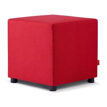 Tabouret CHOE 46x46 cm rouge