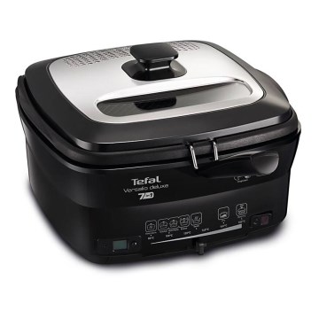 Tefal - Friteuse 2 l VERSALION DE LUXE 7 en 1 1600W/230V noir