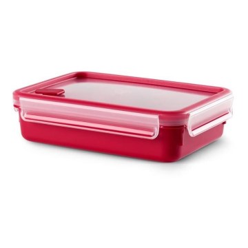 Tefal - Récipient alimentaire 1,2 l MASTER SEAL MICRO rouge