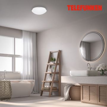 Telefunken 601206TF - Plafonnier salle de bain avec détecteur LED/15W/230V IP44 d. 28 cm