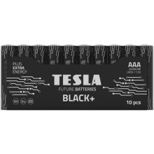 Tesla Batteries - 10 pce Pile alcaline AAA BLACK+ 1,5V 1200 mAh