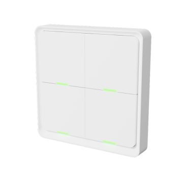 TESLA Smart - Interrupteur domestique sans fil connecté 4P 1xCR2430 ZigBee