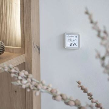 Thermomètre digital connecté GoSmart 3xAAA Tuya blanc